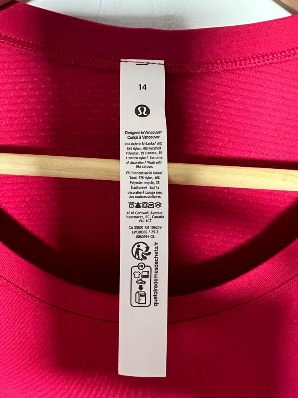 lululemon Swiftly Tech Long-Sleeve Shirt 2.0 Waist Length Pink Dragonfruit 2025 - Picture 4 of 11